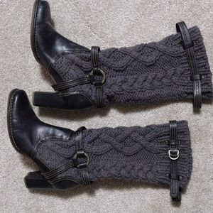 Sz 11 Grey knitted Timberland Boots